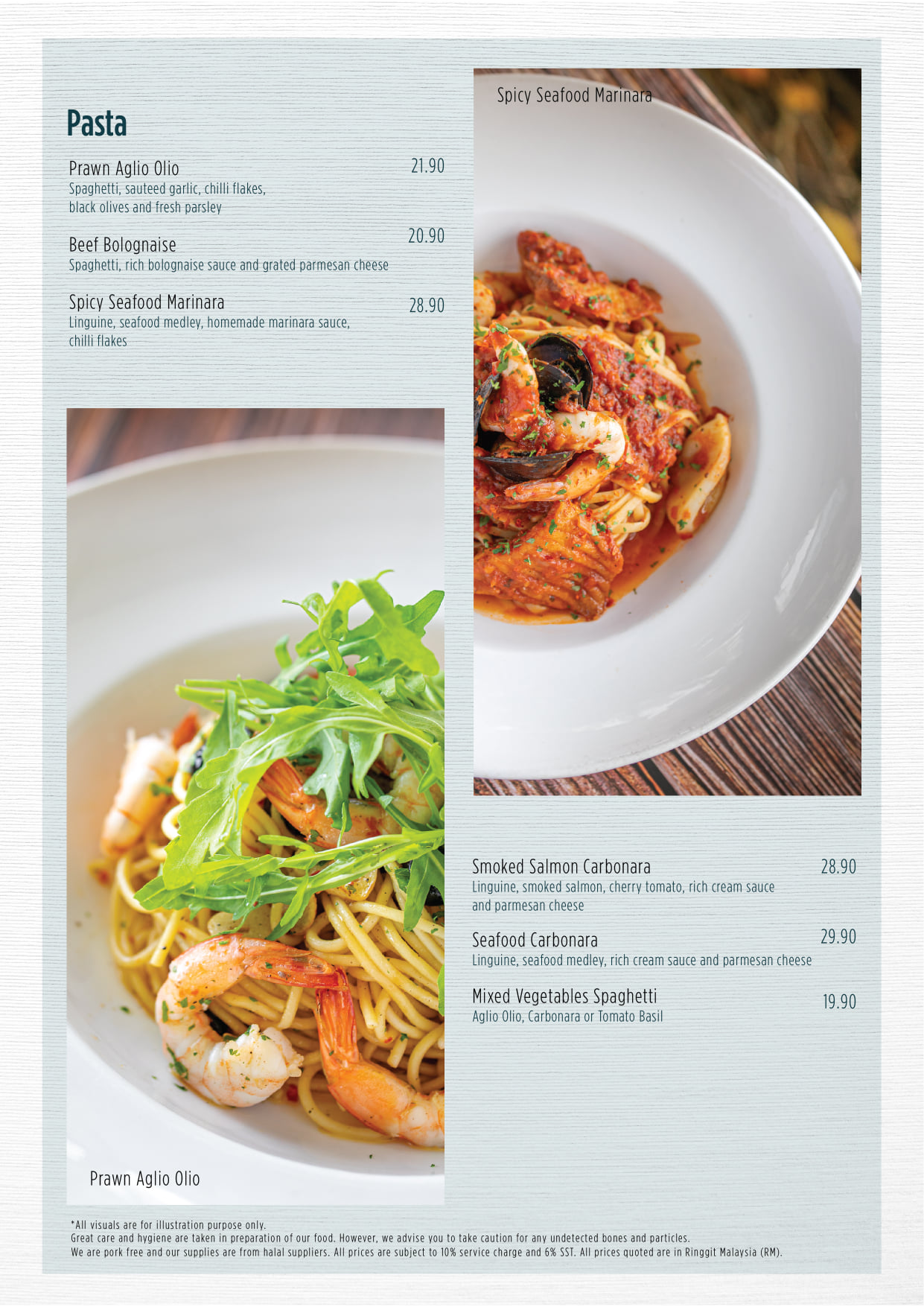 BLUE REEF – NEW MENU IS OUT! | Straits Quay